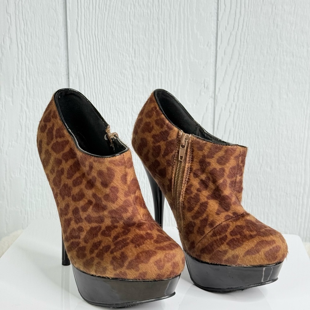 Call It Spring Brown Leopard Heels - Picture 8 of 11